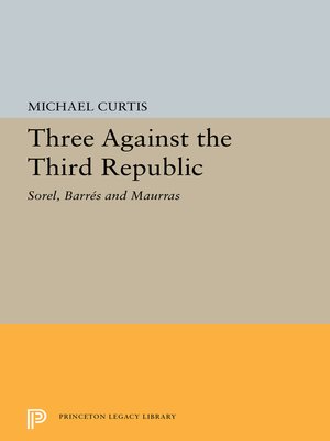 cover image of Three Against the Third Republic